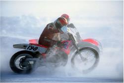 Moto sur glace