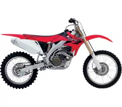 Photo d'un CRF 450 R rouge Cross CRF 450 R