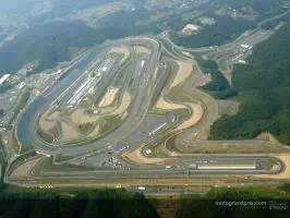 Vue aérienne du circuit du Japon
