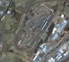 Vue aérienne du circuit de Catalogne Vue aérienne du circuit de Catalogne