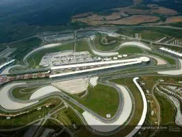 Vue aérienne du circuit de Sepang Vue aérienne du circuit de Sepang