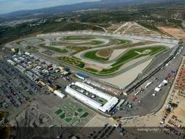 Vue aérienne du circuit de Valencia Vue aérienne du circuit de Valencia