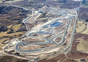 Vue aérienne du circuit d'Aragon Vue aérienne du circuit d'Aragon