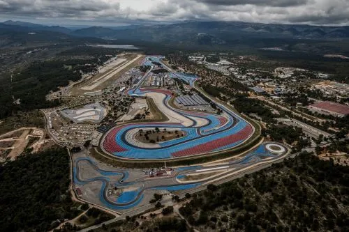 Vue aérienne du circuit du Castellet « Paul Ricard »